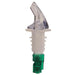 Thunder Group PLPR075M 3/4 Oz Measured Liquor Pourer W/ Green Tail, No Collar - 1, (pack)-cityfoodequipment.com