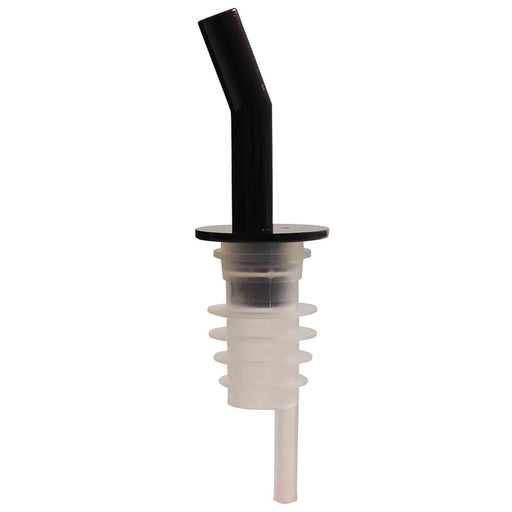 Thunder Group PLPR800BK Free Flow Liquor Pourer W/ No Collar, Black Spout - 12, (pack)-cityfoodequipment.com