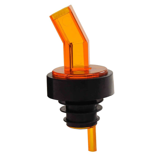 Thunder Group PLPR600AM Free Flow Liquor Pourer W/ Screen, Amber - 12, (pack)-cityfoodequipment.com