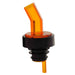 Thunder Group PLPR600AM Free Flow Liquor Pourer W/ Screen, Amber - 12, (pack)-cityfoodequipment.com