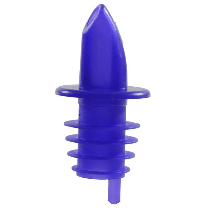Thunder Group PLPR900BL Free Flow Liquor Pourer W/ No Collar, Blue - 12, (pack)-cityfoodequipment.com
