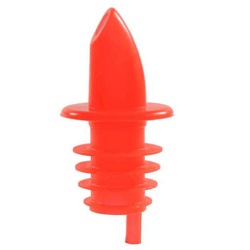 Thunder Group PLPR900RD Free Flow Liquor Pourer W/ No Collar, Red - 12, (pack)-cityfoodequipment.com