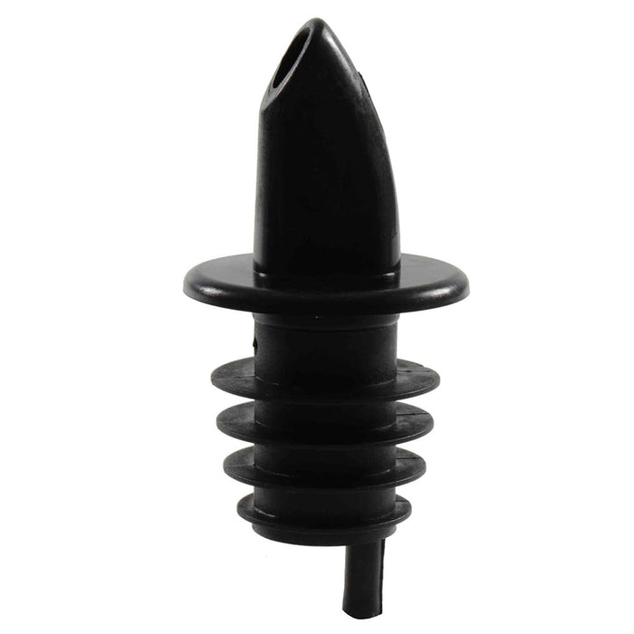 Thunder Group PLPR900BK Free Flow Liquor Pourer W/ No Collar, Black - 12, (pack)-cityfoodequipment.com