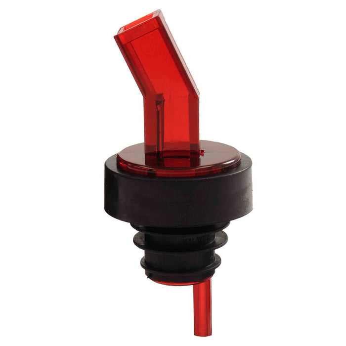 Thunder Group PLPR600RD Free Flow Liquor Pourer W/ Screen, Red - 12, (pack)-cityfoodequipment.com