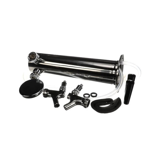 Beverage-Air 406-054A Dual Angle Faucet With 3" OD 8" Column-cityfoodequipment.com