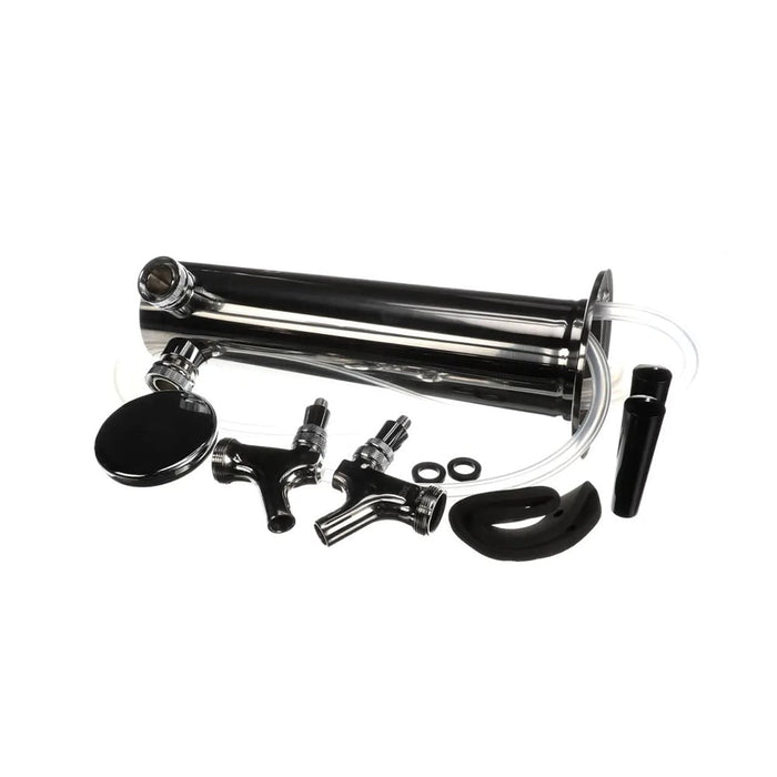 Beverage-Air 406-054A Dual Angle Faucet With 3" OD 8" Column-cityfoodequipment.com