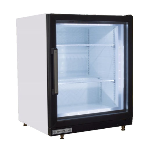 Beverage-Air CF3HC-1-W 23 7/10" One Section Display Freezer w/ Swing Door - Rear Mount Compressor, White, 115v-cityfoodequipment.com