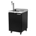 Beverage-Air BM23HC-C-B 24" Kegerator Beer Dispenser W/ (1) Keg Capacity - (1) Column, Black, 115v-cityfoodequipment.com