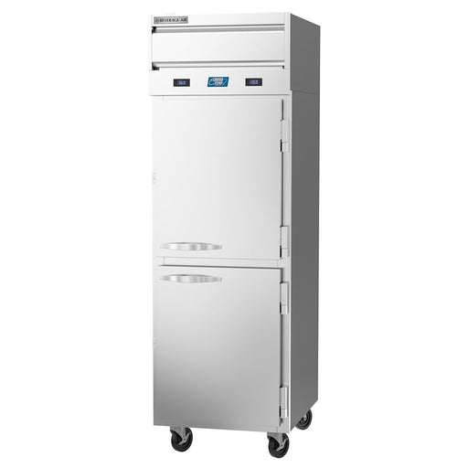 Beverage-Air CT12-12HC-1HS 27" Two Section Reach In Refrigerator Freezer, (2) Right Hinge Solid Doors, 115v-cityfoodequipment.com