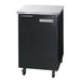 Beverage-Air BB24HC-1-F-B 24" Bar Refrigerator - 1 Swinging Solid Door, Black, 115v-cityfoodequipment.com