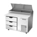 Beverage-Air DPD46HC-3 46" Hydrocarbon Series Pizza Prep Table W/ Refrigerated Base, 115v-cityfoodequipment.com