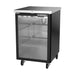 Beverage-Air BB24HC-1-G-B 24" Bar Refrigerator - 1 Swinging Glass Door, Black, 115v-cityfoodequipment.com