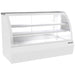 Beverage-Air CDR6HC-1-W 73-11/16" Full Service Deli Case W/ Curved Glass - (3) Levels, 120v-cityfoodequipment.com