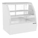 Beverage-Air CDR4HC-1-W 49-1/4" Full Service Deli Case W/ Curved Glass - (3) Levels, 120v-cityfoodequipment.com