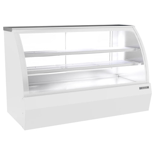 Beverage-Air CDR6HC-1-W-D 73-11/16" Full Service Dry Deli Case W/ Curved Glass - (3) Levels, 120v-cityfoodequipment.com