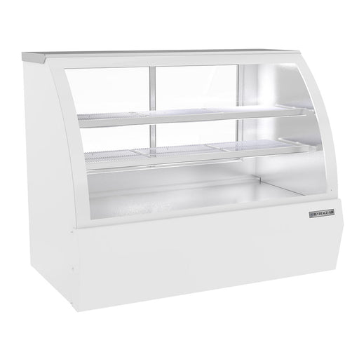 Beverage-Air CDR5HC-1-W 60-1/4" Full Service Deli Case W/ Curved Glass - (3) Levels, 120v-cityfoodequipment.com
