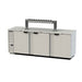 Beverage-Air DD94HC-1-S-12T 95" Kegerator Beer Dispenser W/ (5) Keg Capacity & (1) Column, Stainless, 115v-cityfoodequipment.com