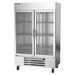 Beverage-Air HBR49HC-1-G 52" Two Section Reach In Refrigerator, (2) Left/Right Hinge Glass Doors, 115v-cityfoodequipment.com