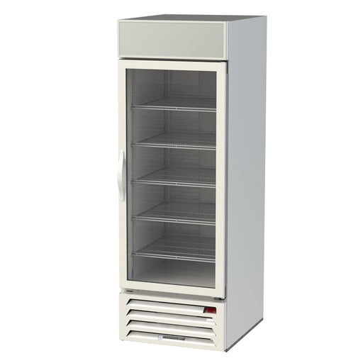 Beverage-Air MMR23HC-1-W 27 1/4" MarketMax™ One Section Glass Door Merchandiser - (1) Right Hinge Door, White, 115v-cityfoodequipment.com