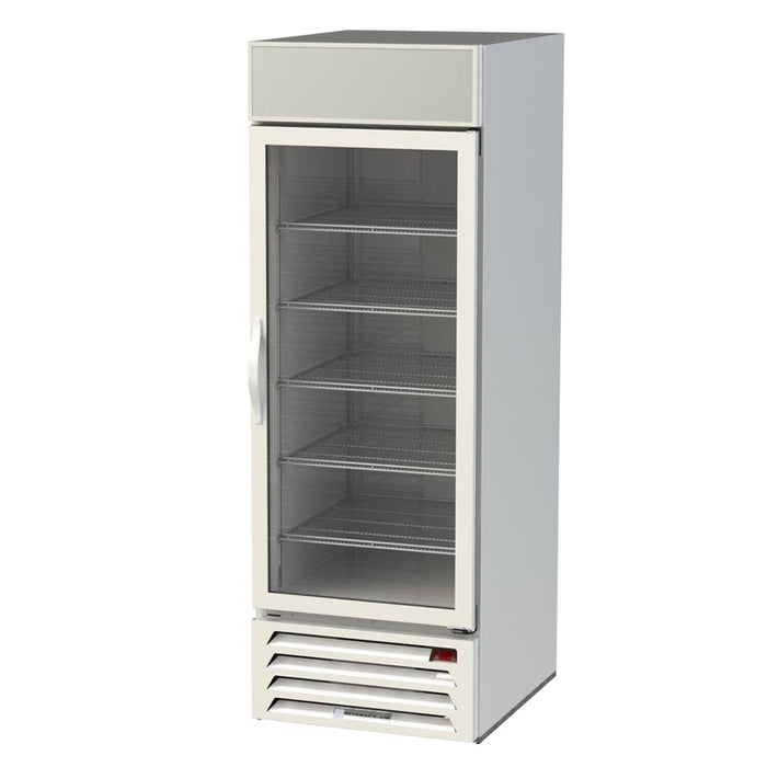 Beverage-Air MMR23HC-1-W 27 1/4" Marketmax® One Section Glass Door Merchandiser - (1) Right Hinge Door, White, 115v-cityfoodequipment.com