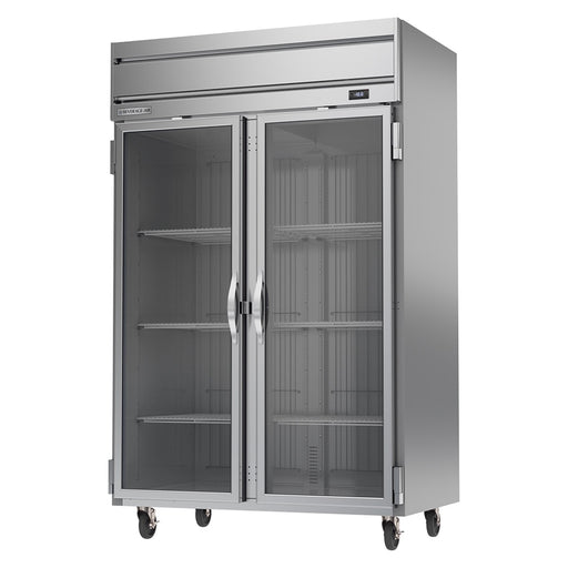 Beverage-Air HF2HC-1G 52" Horizon Series Two Section Reach In Freezer, (2) Left/Right Hinge Glass Doors, 115v-cityfoodequipment.com
