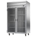 Beverage-Air HFP2HC-1G 52" Horizon Series Two Section Reach In Freezer, (2) Right Hinge Glass Doors, 115v-cityfoodequipment.com