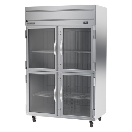 Beverage-Air HFP2HC-1HG 52" Horizon Series Two Section Reach In Freezer, (4) Left/Right Hinge Glass Doors, 115v-cityfoodequipment.com