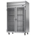 Beverage-Air HFS2HC-1G 52" Horizon Series Two Section Reach In Freezer, (2) Left/Right Hinge Glass Doors, 115v-cityfoodequipment.com