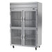 Beverage-Air HFS2HC-1HG 52" Horizon Series Two Section Reach In Freezer, (4) Left/right Hinge Glass Doors, 115v-cityfoodequipment.com