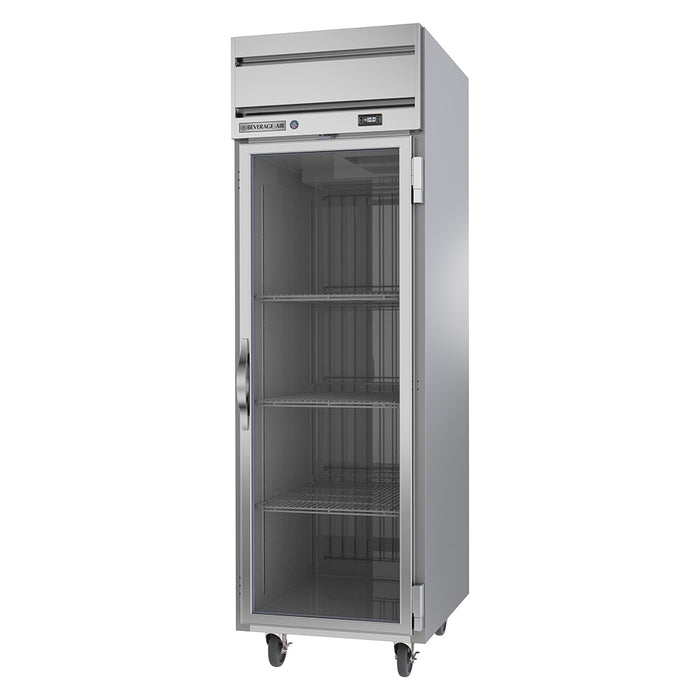 Beverage-Air HF1HC-1G 26" Horizon Series One Section Reach In Freezer, (1) Right Hinge Glass Door, 115v-cityfoodequipment.com