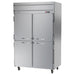 Beverage-Air HF2HC-1HS 52" Horizon Series Two Section Reach In Freezer, (4) Left/Right Hinge Solid Doors, 115v-cityfoodequipment.com