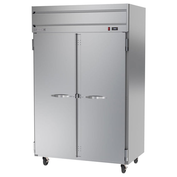 Beverage-Air HF2HC-1S 52" Horizon Series Two Section Reach In Freezer, (2) Left/Right Hinge Solid Doors, 115v-cityfoodequipment.com