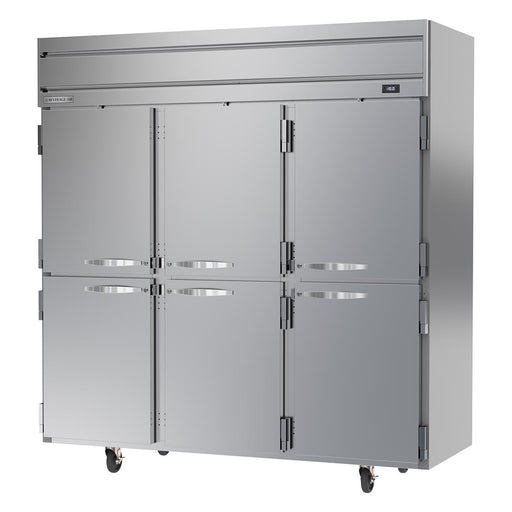 Beverage-Air HF3HC-1HS 78" Horizon Series Three Section Reach In Freezer, (6) Left/Right Hinge Solid Doors, 115v-cityfoodequipment.com