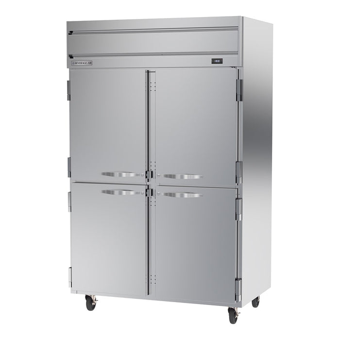 Beverage-Air HFP2HC-1HS 52" Horizon Series Two Section Reach In Freezer, (4) Left/Right Hinge Solid Doors, 115v-cityfoodequipment.com