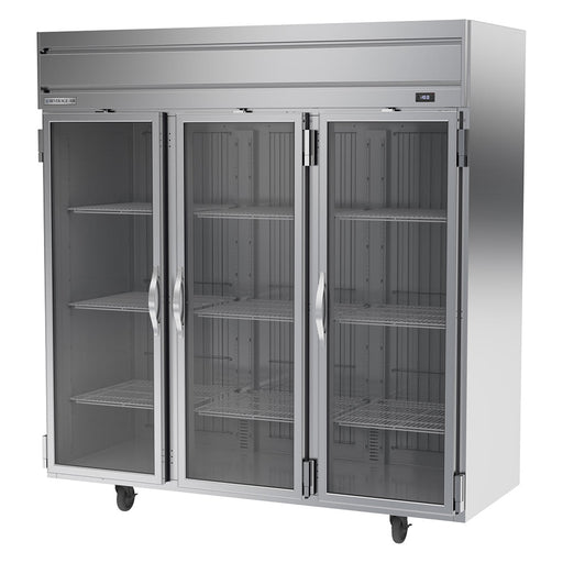 Beverage-Air HFP3HC-1G 78" Horizon Series Three Section Reach In Freezer, (3) Left/Right Hinge Glass Doors, 115v-cityfoodequipment.com