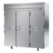 Beverage-Air HFP3HC-1HS 78" Horizon Series Three Section Reach In Freezer, (6) Left/Right Hinge Solid Doors, 115v-cityfoodequipment.com