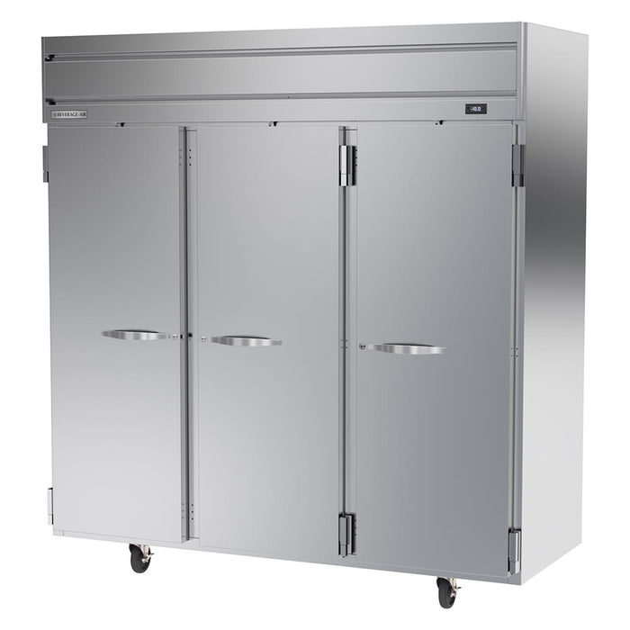 Beverage-Air HFP3HC-1S 78" Horizon Series Three Section Reach In Freezer, (3) Left/Right Hinge Solid Doors, 115v-cityfoodequipment.com