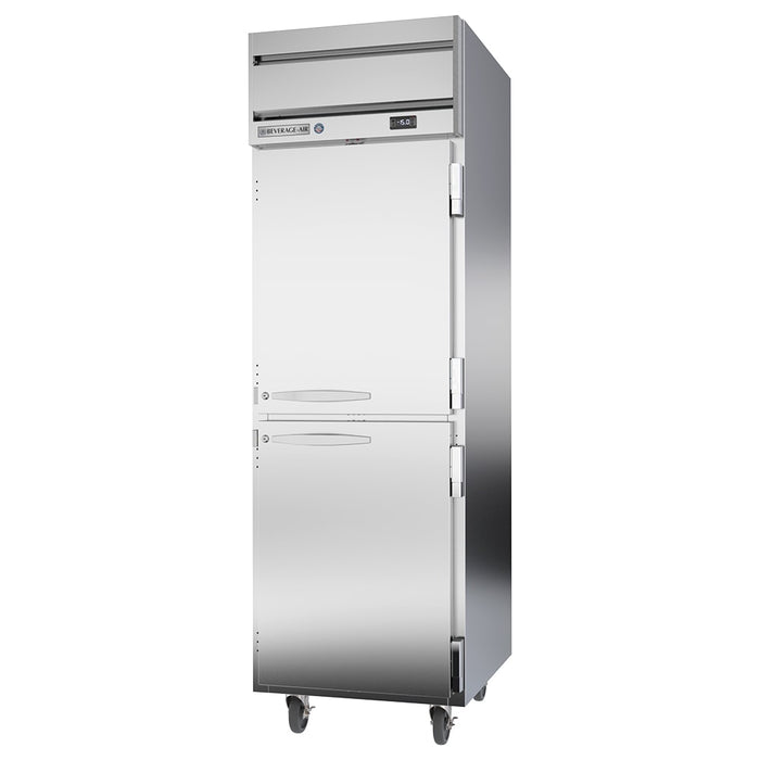 Beverage-Air HFPS1HC-1HS 26" Horizon Series One Section Reach In Freezer, (2) Right Hinge Solid Doors, 115v-cityfoodequipment.com