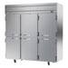 Beverage-Air HFPS3HC-1HS 78" Horizon Series Three Section Reach In Freezer, (6) Left/Right Hinge Solid Doors, 115v-cityfoodequipment.com
