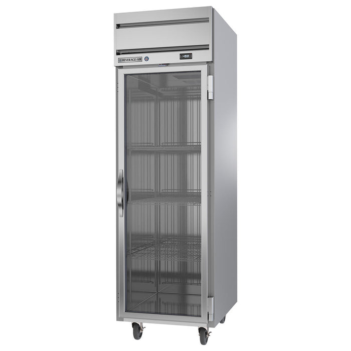 Beverage-Air HFS1HC-1G 26" Horizon Series One Section Reach In Freezer, (1) Right Hinge Glass Door, 115v-cityfoodequipment.com