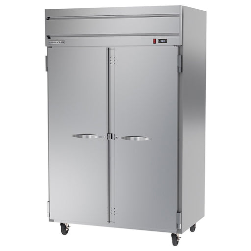 Beverage-Air HR2HC-1S 52" Two Section Reach In Refrigerator, (2) Left/Right Hinge Solid Doors, 115v-cityfoodequipment.com