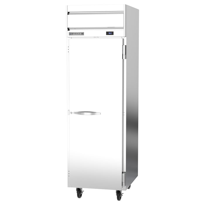 Beverage-Air HRP1HC-1S 26" One Section Reach In Refrigerator, (1) Right Hinge Solid Door, 115v-cityfoodequipment.com