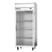 Beverage-Air HRPS1WHC-1G 35" One Section Reach In Refrigerator, (1) Right Hinge Glass Doors, 115v-cityfoodequipment.com