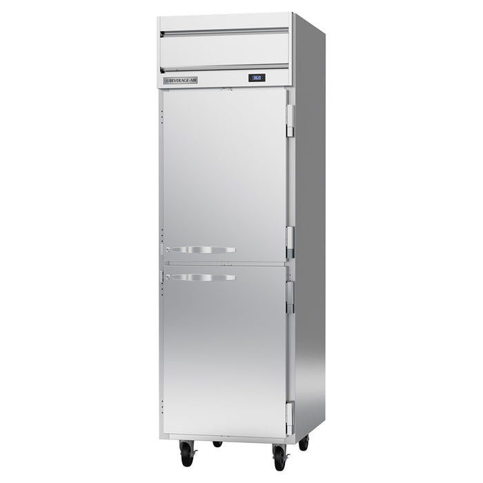 Beverage-Air HRS1HC-1HS 26" One Section Reach In Refrigerator, (2) Right Hinge Solid Doors, 115v-cityfoodequipment.com