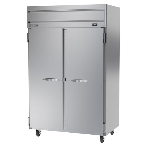 Beverage-Air HRS2HC-1S 52" Two Section Reach In Refrigerator, (2) Left/Right Hinge Solid Doors, 115v-cityfoodequipment.com