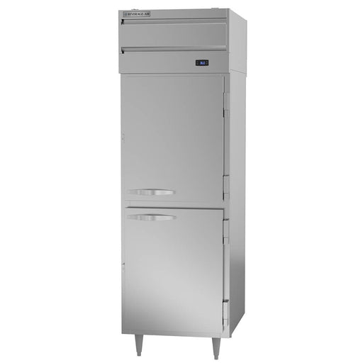 Beverage-Air PRD1HC-1AHS 26" One Section Pass Thru Refrigerator, (4) Left/Right Hinge Solid Doors, 115v-cityfoodequipment.com