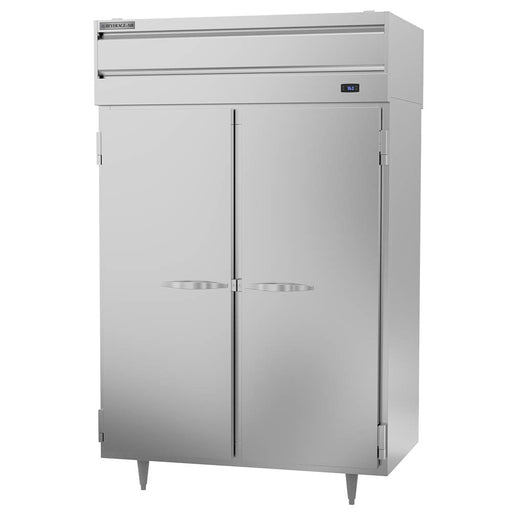 Beverage-Air PRD2HC-1AS 52" Two Section Pass Thru Refrigerator, (4) Left/Right Hinge Solid Doors, 115v-cityfoodequipment.com