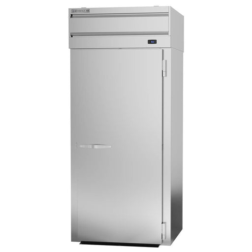 Beverage-Air PRT1HC-1AS 33" One Section Roll Thru Refrigerator, (2) Right Hinge Solid Doors, 115v-cityfoodequipment.com