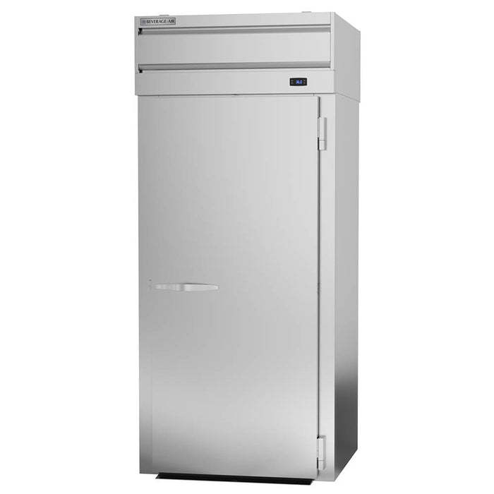 Beverage-Air PRT1HC-1AS 33" One Section Roll Thru Refrigerator, (2) Right Hinge Solid Doors, 115v-cityfoodequipment.com