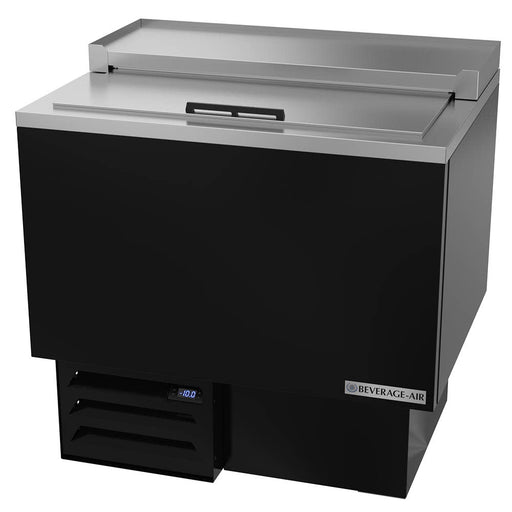 Beverage-Air GF34HC-B 1 Section Glass Chiller w/ 94 Mug Capacity - Black, 115v-cityfoodequipment.com